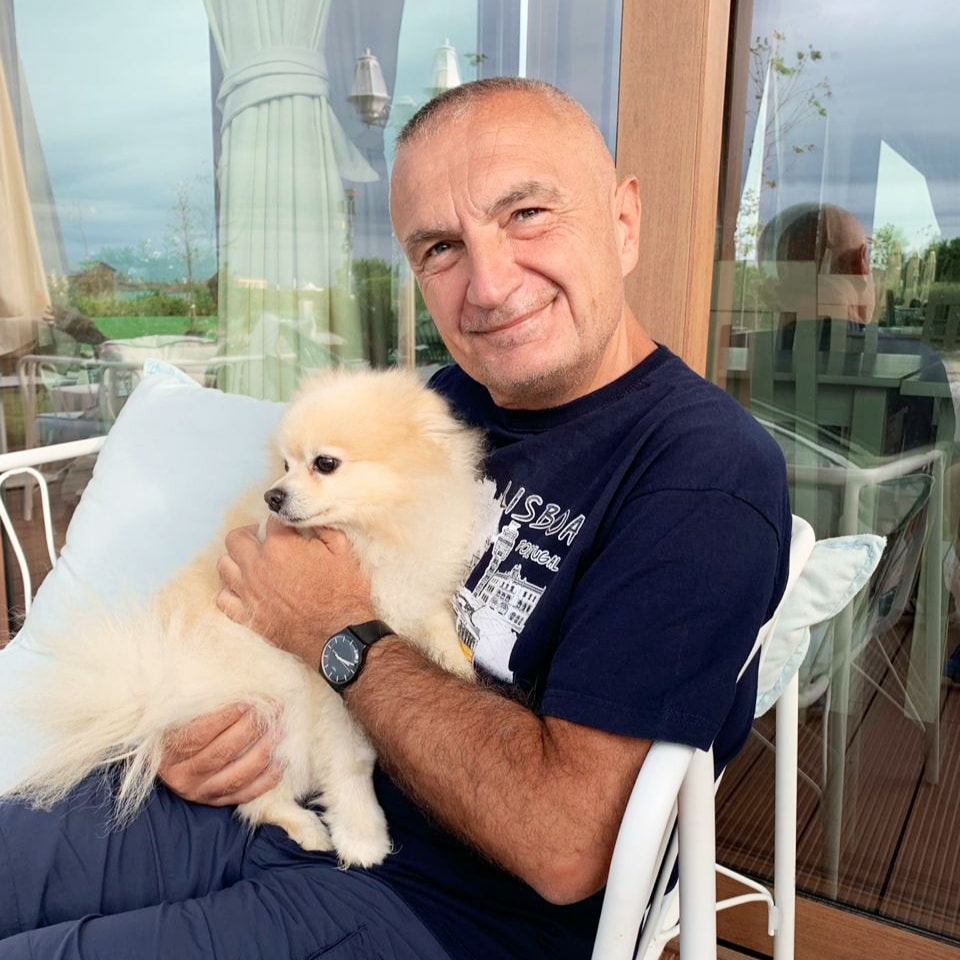 Në foto me qenin, Presidenti Meta mesazh qytetarëve: T’i kthehemi jetës së përditshme