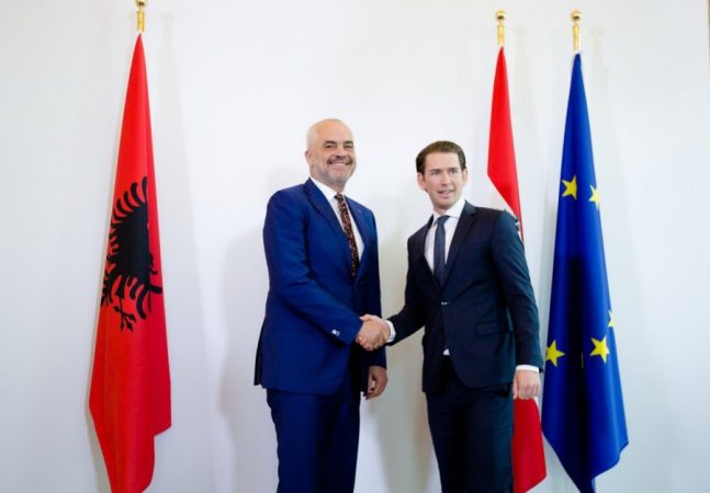 Fitoi zgjedhjet në Austri, Rama uron Kurz: Kampion i së ardhmes sonë të përbashkët europiane