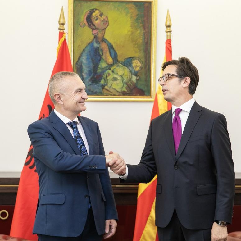 28-vjetori i Pavarësisë së Maqedonisë së Veriut, Meta mesazh urimi homologut të tij