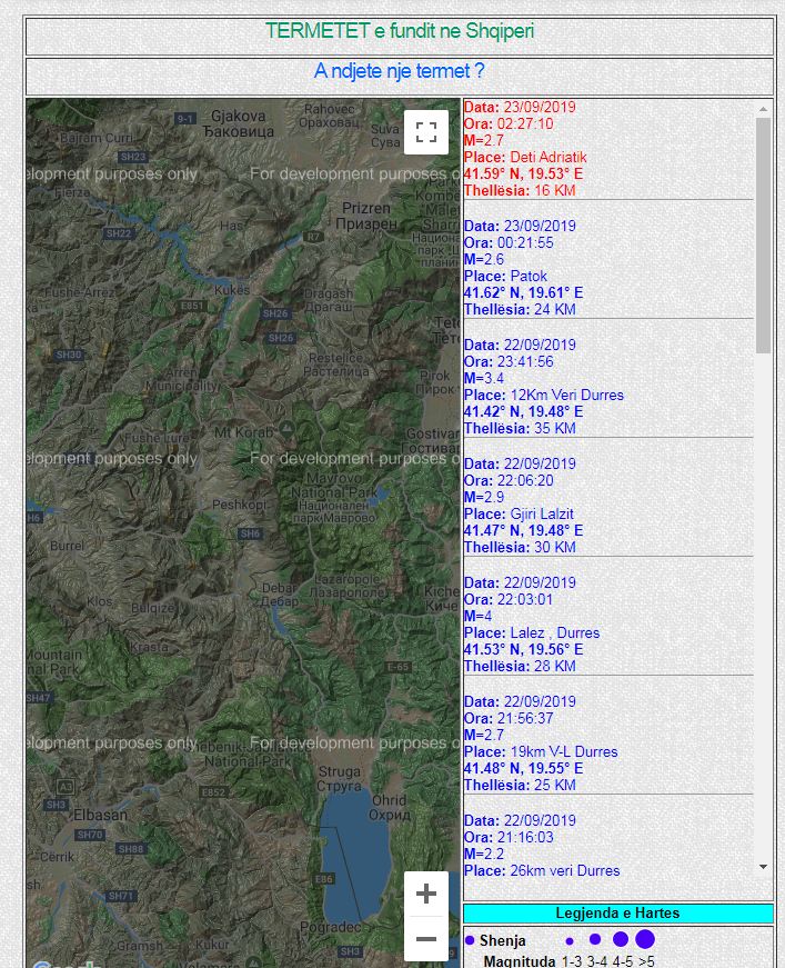 Durrësi goditet nga 7 lëkundje të tjera gjatë natës, më e forta 4 ballë