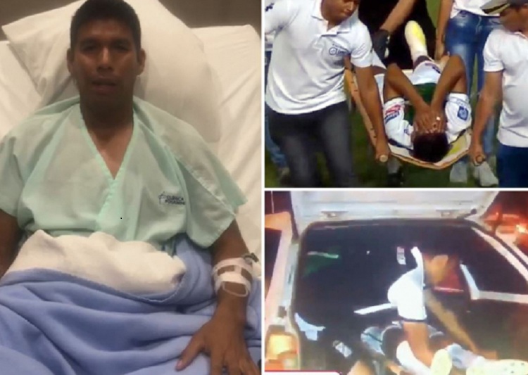 Theu këmbën gjatë ndeshjes, dërgohet në spital në bagazhin e taksisë