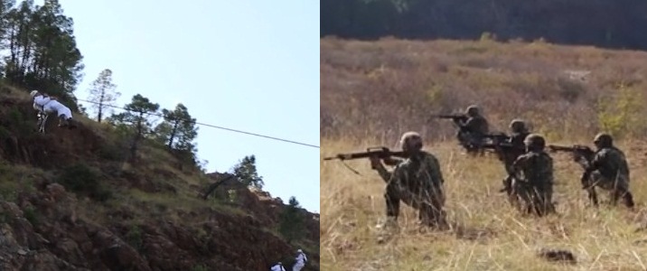 Zbritje nga lartësitë dhe stërvitje për luftë, publikohen pamjet e ushtrisë shqiptare (VIDEO)