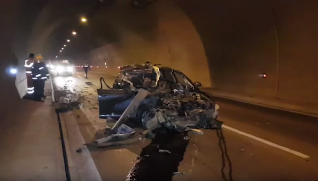 VIDEO/ Aksidenti që i mori jetën vëllait të deputetes, ja çfarë kapën kamerat e sigurisë brenda tunelit