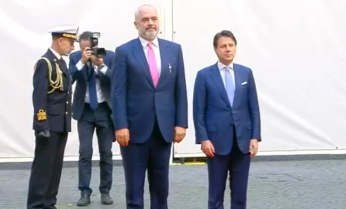 Kryeministri Rama në Itali, pritet nga Giuseppe Conte