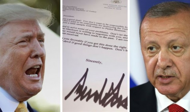 Erdogani hedh në kosh letrën e Trump
