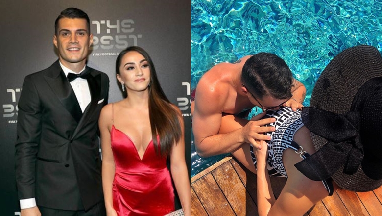 Granit dhe Leonita Xhaka zbulojnë emrin e vogëlushes së porsalindur (FOTO)