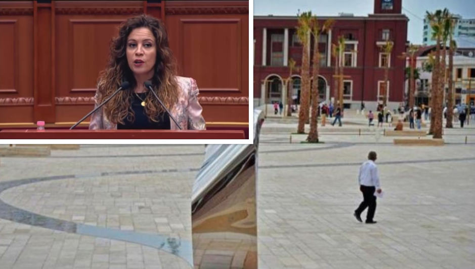 Deputetja Hyseni: Nuk ka qytetar të Durrësit të mos ketë rrëshqitur në sheshin para bashkisë (VIDEO)