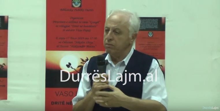 Vaso Papaj prezanton vëllimin e tretë &#8220;Gongël&#8221; të triologjisë &#8220;Dritë në Humbëtirë&#8221; (VIDEO)