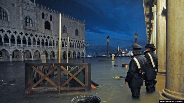 Venecia përgatitet për përmbytje të tjera