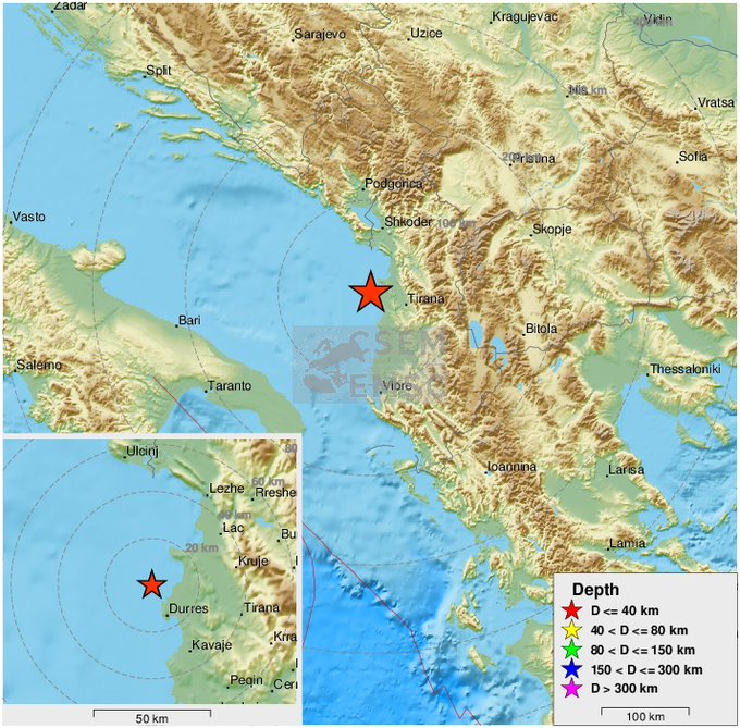 Tërmetet e frikshme në Durrës/ Qendra Sizmologjike Europiane: Nuk kemi parë një rast të tillë më parë