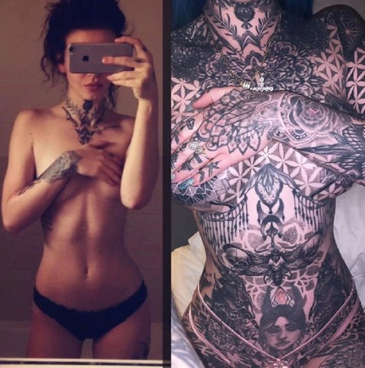 Bën tatuazh kokërdhokët e syve, verbohet “Vajza Dragua”