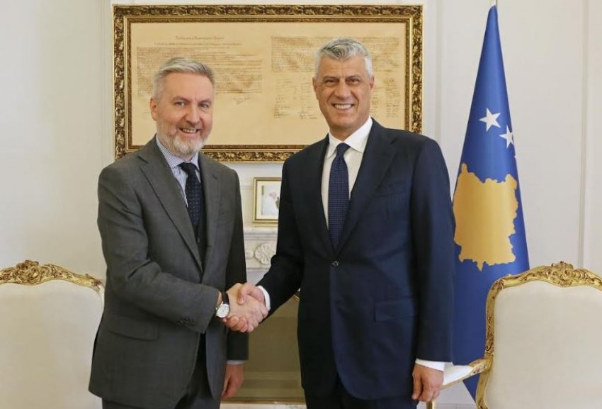 Thaçi falënderon ministrin Guerini për rolin e Italisë në forcimin e paqes në Kosovë