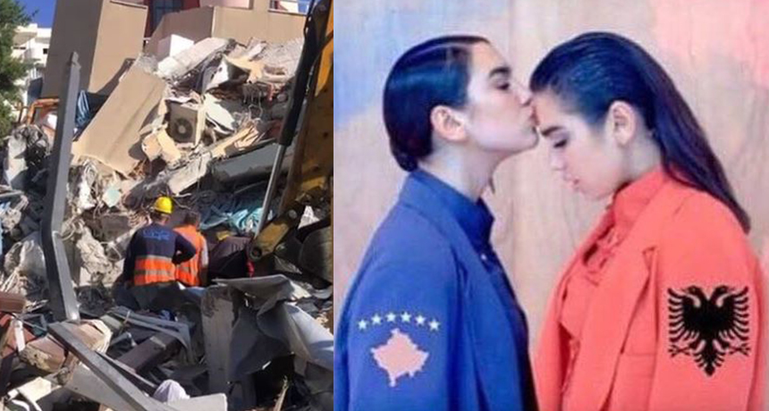 Dua Lipa e shkatërruar nga lajmet për tërmetin në Shqipëri: Zemra dhe lutjet e mia janë për ju