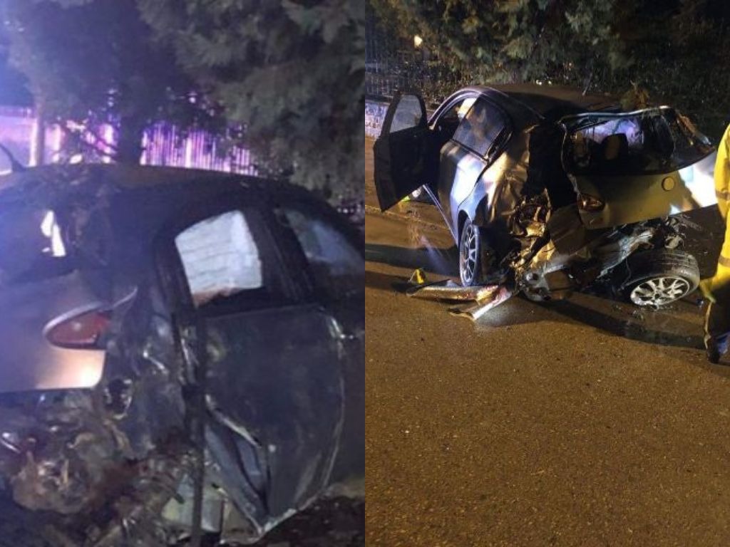 Vdekja e dy vajzave adoleshente, çfarë ka mbetur nga makina e shkatërruar