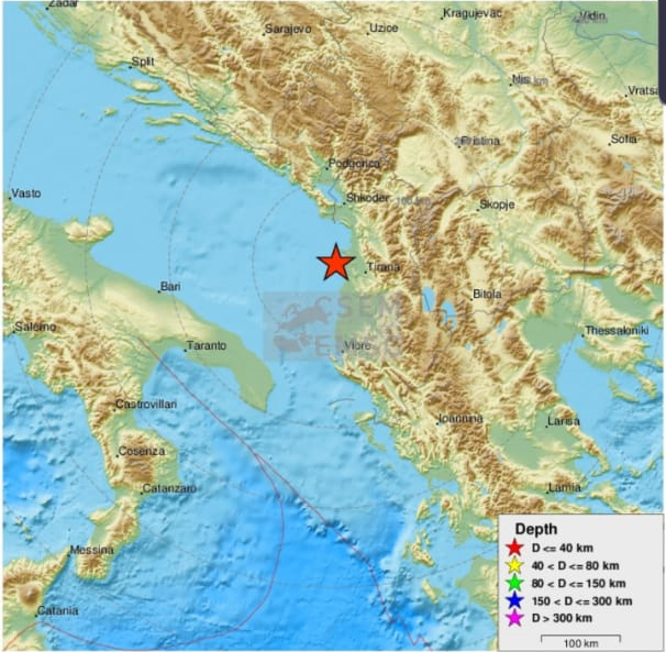 Tërmeti godet Durrësin, 4 lëkundje gjatë ditës