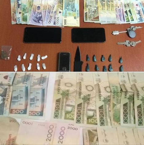 Kapen dy shpërndarës kokaine në Tiranë me 32 doza