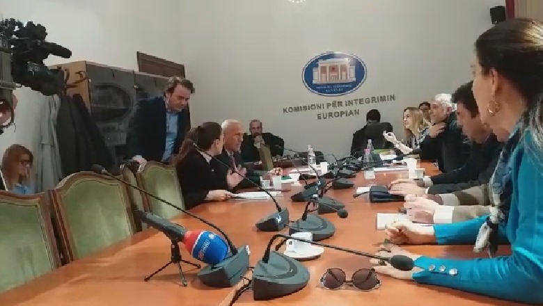 Pr.Buxheti 2020/ Rudina Hajdari dhe Ralf Gjoni braktisin Komisionin e Integrimit Europian
