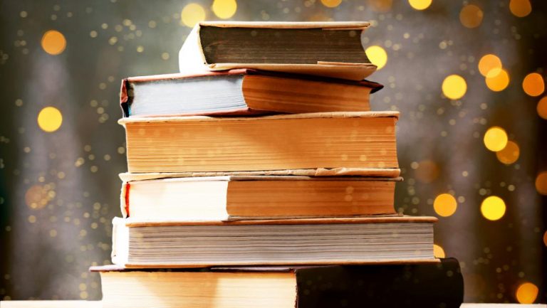 Një ortek librash nën bredhin e Krishtlindjes