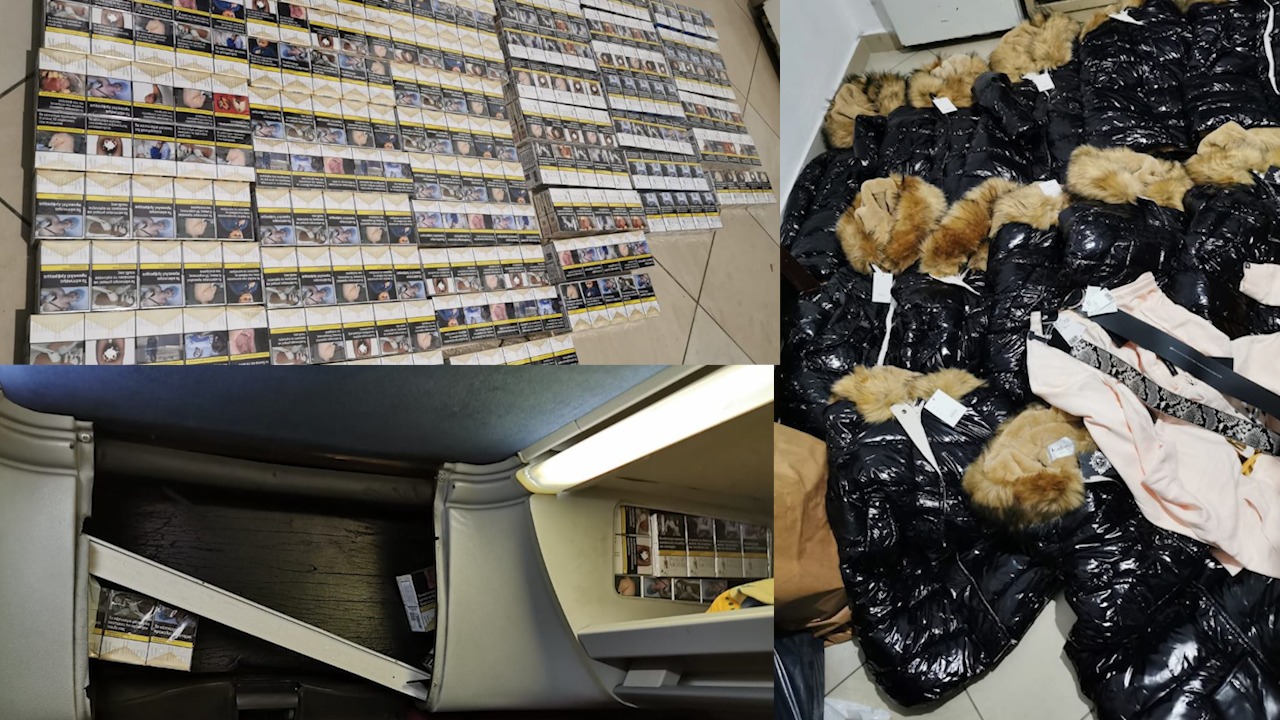 Cigare dhe veshje kontrabandë nga Greqia, pranga shoferit të autobusit