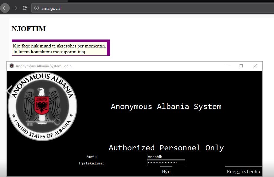 Sulmohen faqet e AMA dhe AKEP, hakerat: Nuk kanë të drejtë të ndalojnë lirinë e fjalës