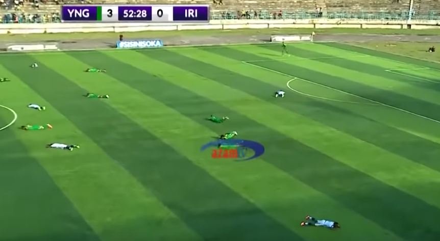 Bletët bëhen protagoniste në Tanzani, futen në fushën e blertë të futbollit dhe shkaktojnë “trazira”