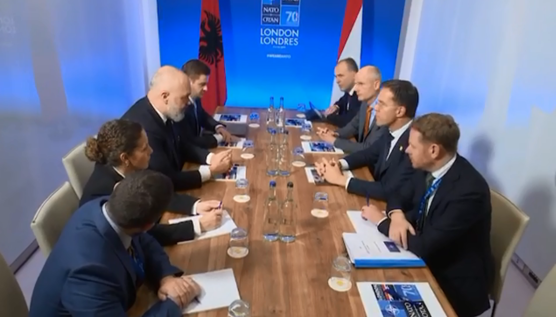 Rama takohet me kryeministrin holandez: I domosdoshëm solidariteti me Shqipërinë