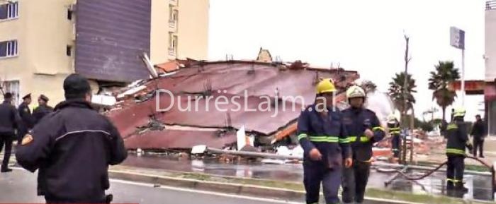 VIDEO/ Momenti kur hidhet në erë me tritol 6-katëshi në Durrës