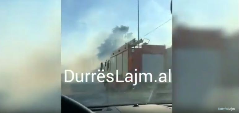 Zjarri përfshin lokalin në Currila (VIDEO)