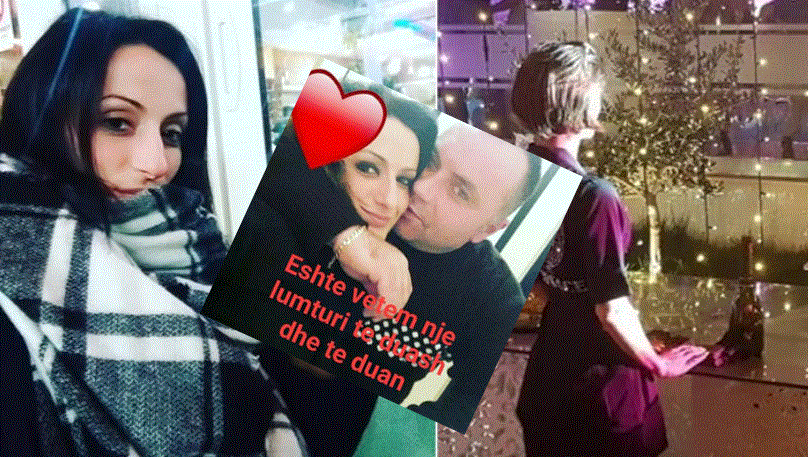 Dy muaj pas vrasjes, Marsida Qatja shfaqet në krahët e bashkëshortit