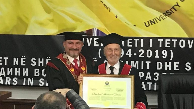 Mirush Kabashi vlerësohet me titullin &#8220;Doctor Honoris Causa&#8221; në Tetovë