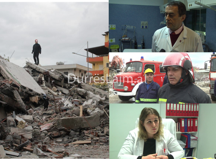 Heronjtë e tragjedisë në Durrës, larg familjes dhe në ndihmë të të lënduarve nga tërmeti&#8230; (VIDEO)