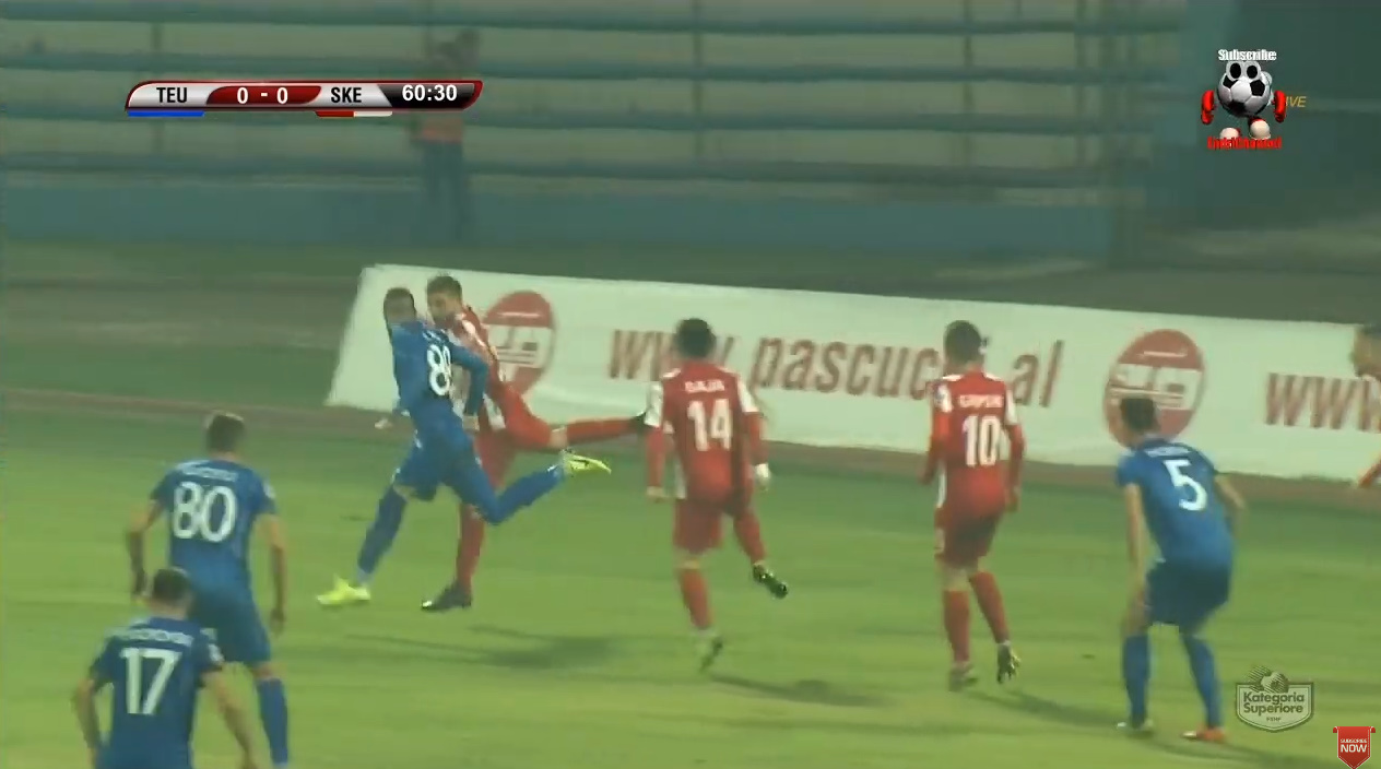 Teuta-Skënderbeu/ Durrsakëve u mohohet një penallti