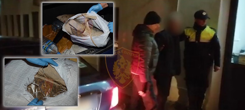 Kapet me 11.6 kg drogë në makinë, arrestohet 64-vjeçari