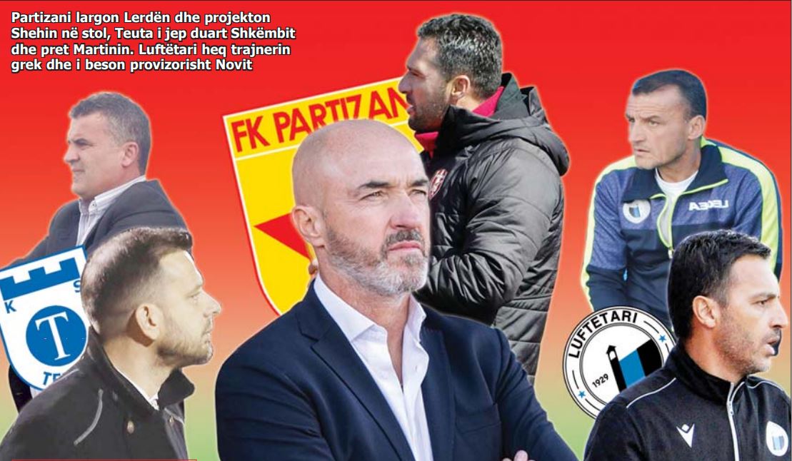 Rekordi i keq në Superiore, 9 trajnerë të larguar në 15 javë