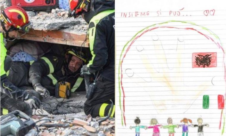 “Mami më shpjegoi se në Shqipëri ka rënë tërmet!” Gjesti prekës i të miturës italiane lë pa fjalë