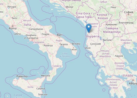 Tërmeti që lëkundi Durrësin dhe Tiranën është ndjerë edhe në Itali