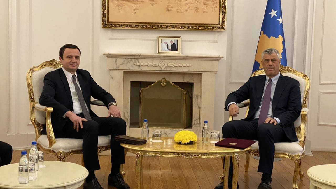 Kurti, letër Thaçit: Mos bëj presion për krijimin e qeverisë