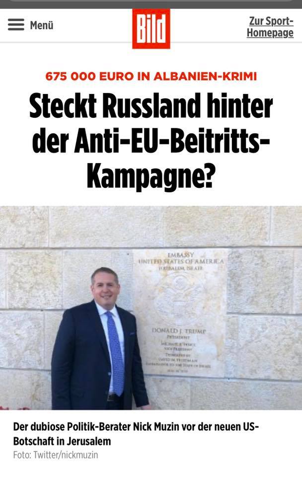 Taulant Balla publikon artikullin e “Bild”: Lobimi 675 mijë $ i PD-së për të penguar çeljen e negociatave