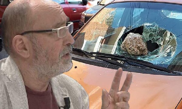 Sulmohet për herë të dytë me mjete të forta makina e analistit Fatos Lubonja