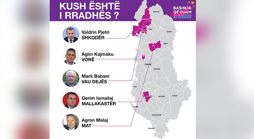 Bardhi publikon hartën dhe shtron pyetjen: Kush e ka radhën?