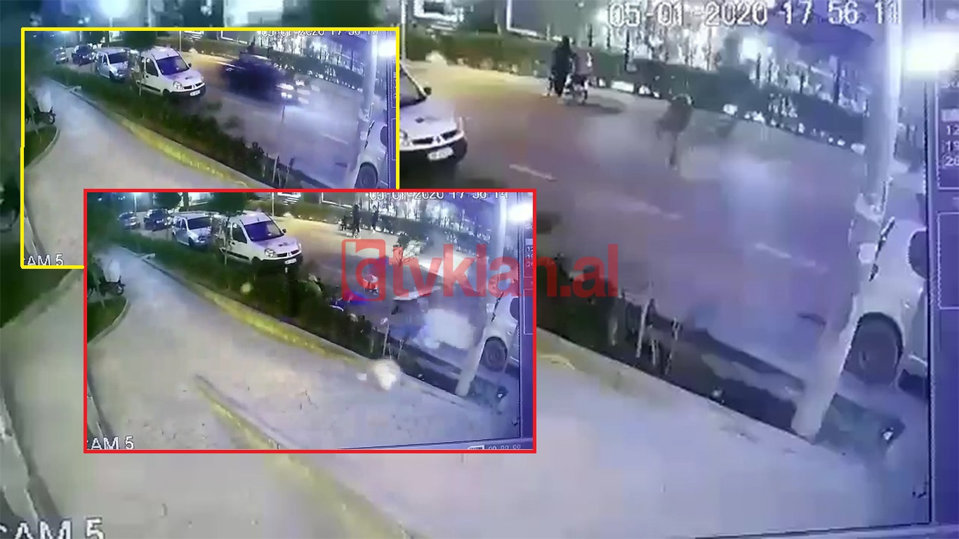 Pamjet kur era rrëzon objektet nga tarraca e pallatit (Video)