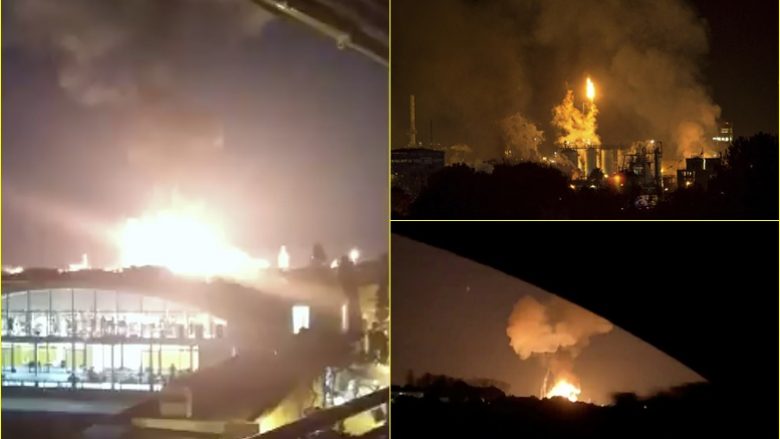 Shpërthimi i fabrikës kimike në Spanjë shkakton një re toksike (FOTO & VIDEO)