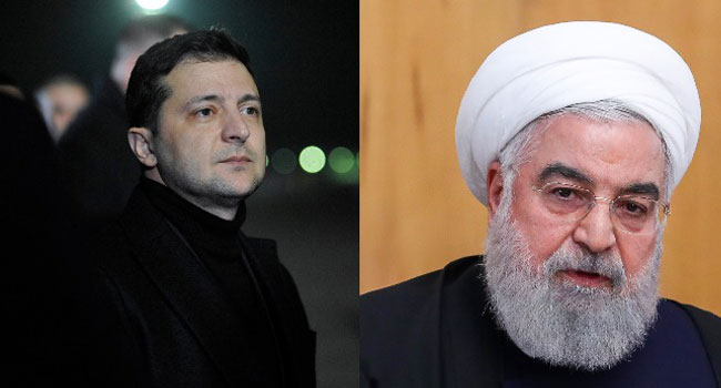 Rrëzimi i avionit në Teheran, Rouhani i kërkon falje Presidentit ukrainas
