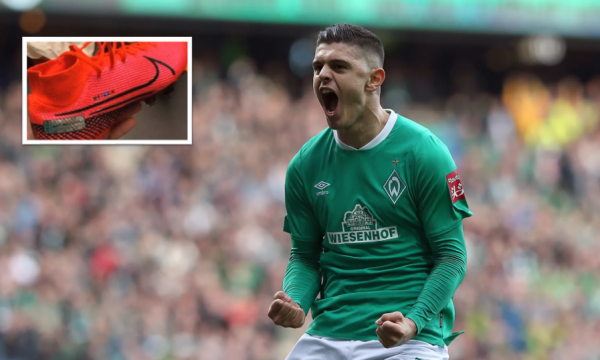 Rashica reklamon këpucët me flamurin e Kosovës