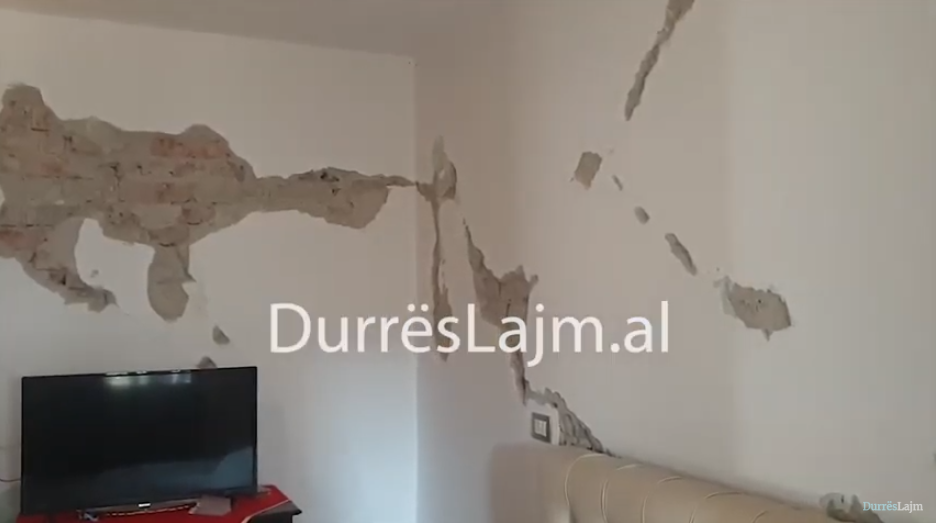 Durrës. Pallati është shpallur i pabanueshëm, banorët ende s’kanë marrë bonusin (VIDEO)