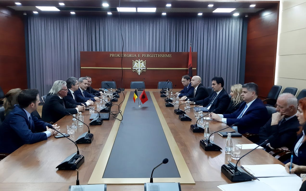 Çela takohet me delegacionin e prokurorisë së Belgjikës
