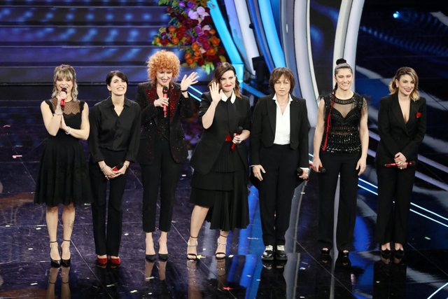 7 këngëtaret e famshme së bashku në Sanremo për një kauzë të madhe