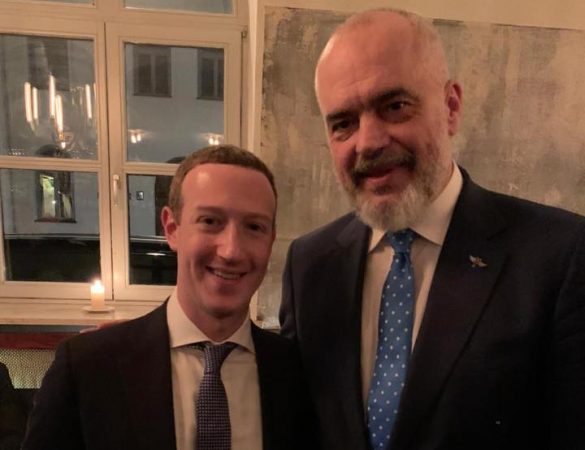 Kryeministri Edi Rama takon krijuesin e Facebook, Mark Zuckenberg