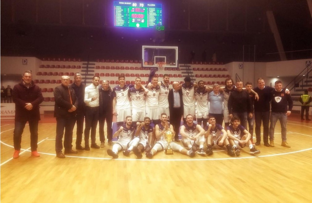 Goga Basket fiton Kupën e Shqipërisë në basketboll për meshkuj