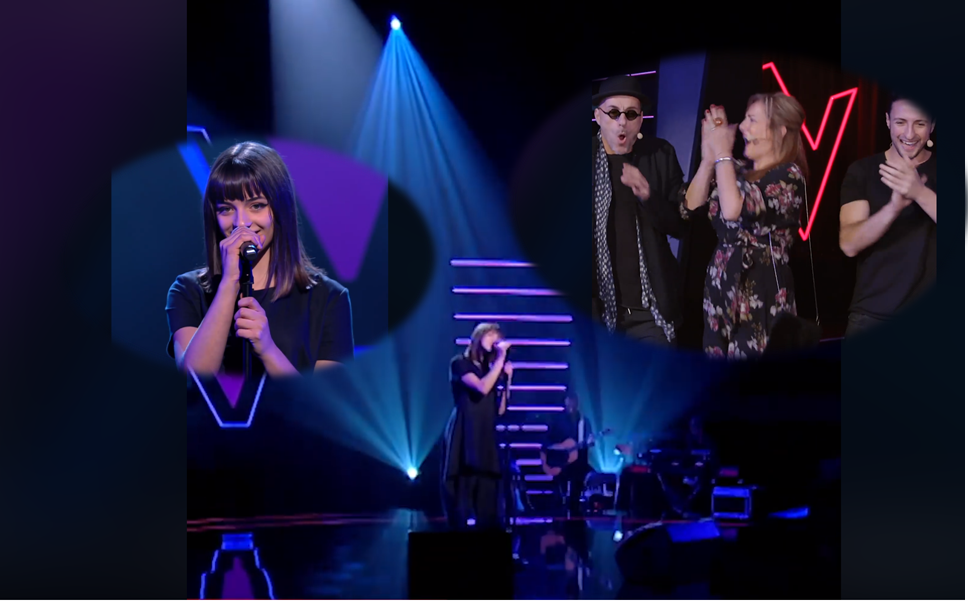 Vajza e Robert Aliajt mahnit jurinë e “The Voice Kids” në Belgjikë (VIDEO)